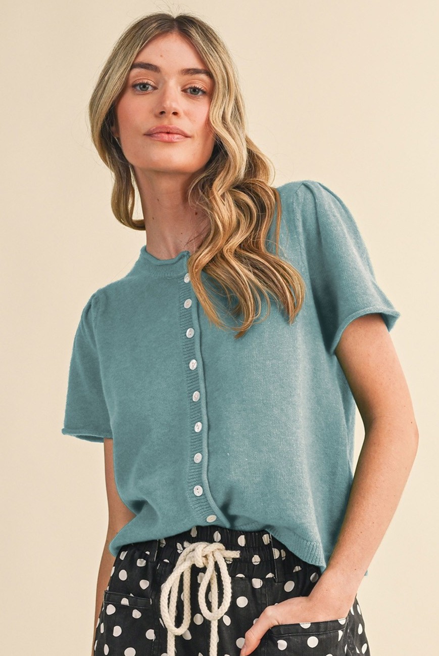 Short Sleeve Cardigan