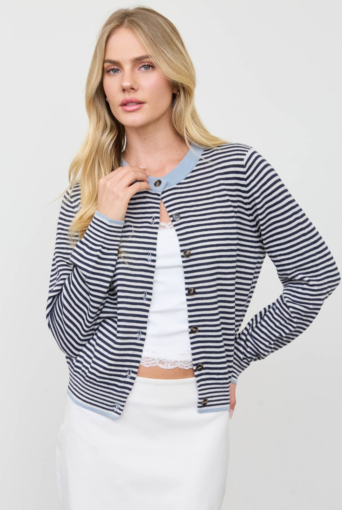 Stripe Cardigan