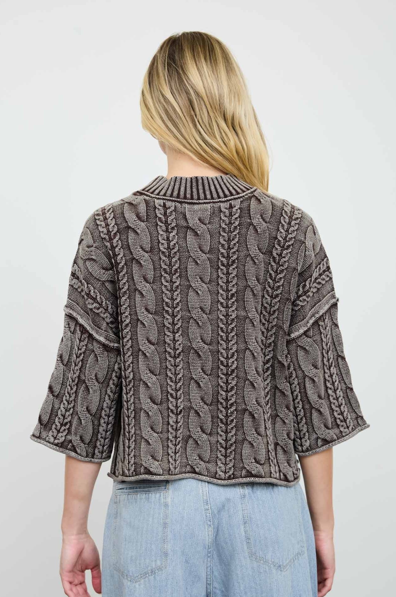 Mineral Wash Knit Pullover