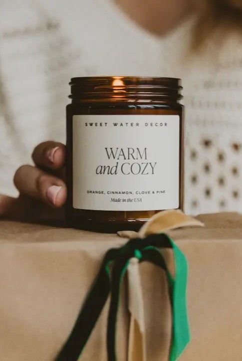 Warm & Cozy Soy Candle